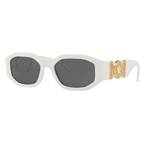 versace sunglasses white round